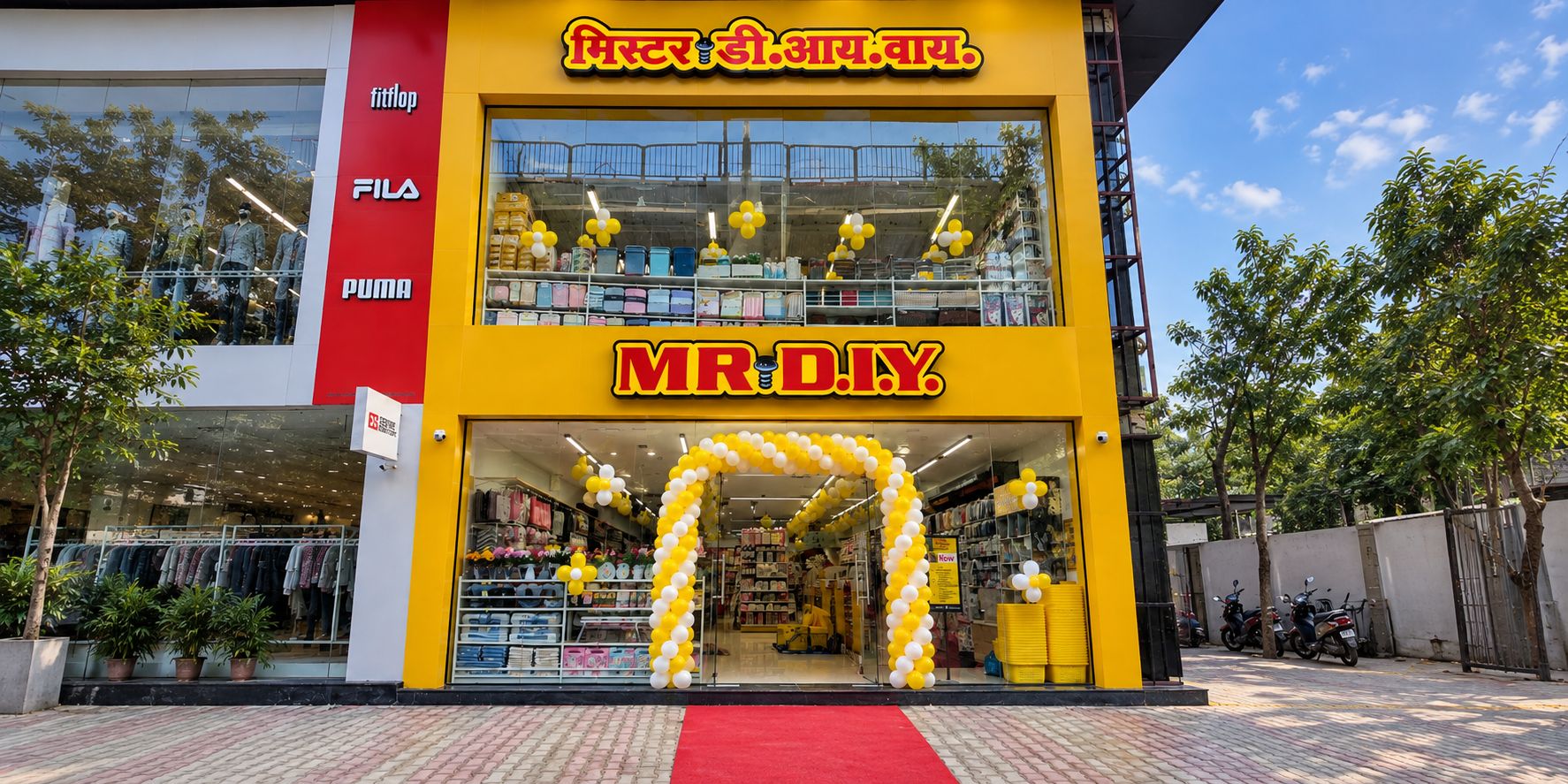 Mr. DIY store on opening day